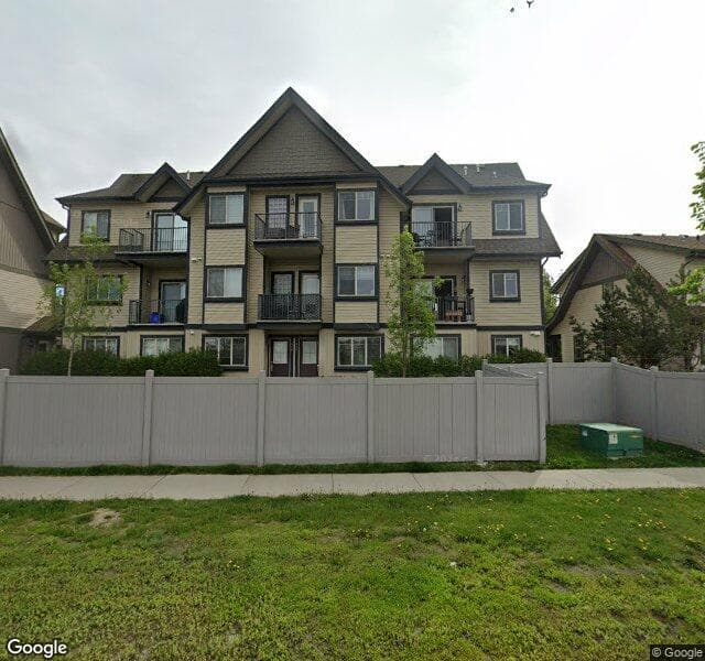 Street view of 410-121 Copperpond Common SE, Calgary