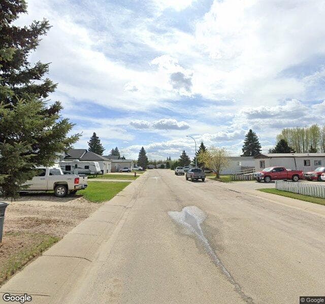 Street view of 1109 12 Avenue SE, Slave Lake