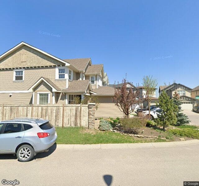 Street view of 327 Panamount Point NW, Calgary