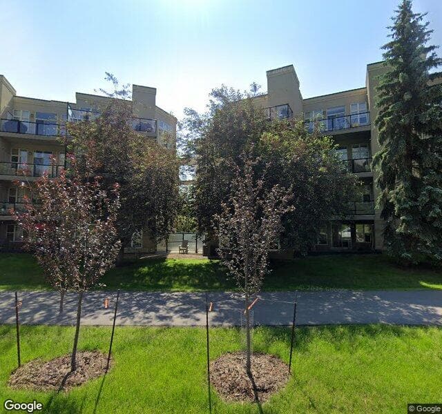 Street view of 110-9804 101 Street NW, Edmonton