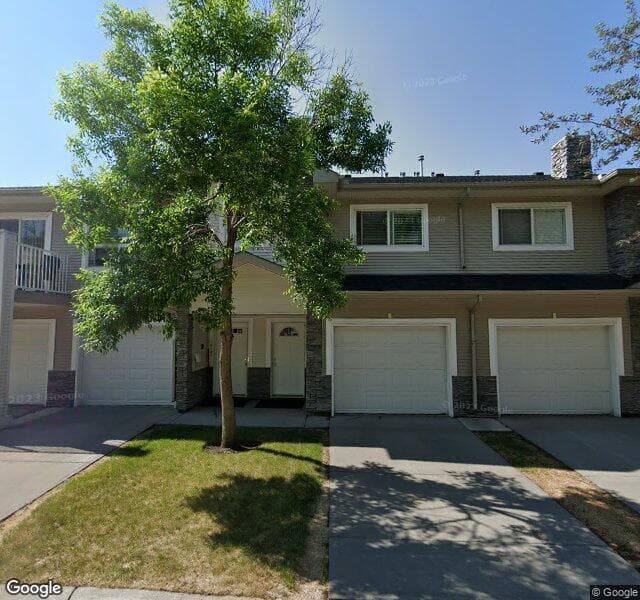 Street view of 6621 Pinecliff Grove NE, Calgary