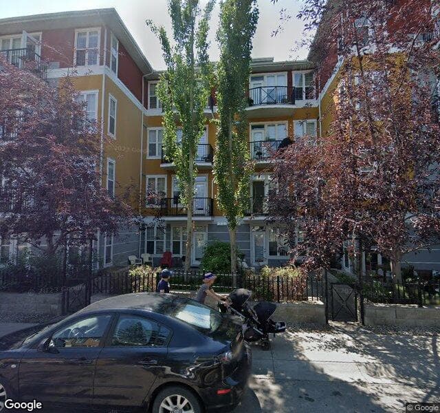 Street view of 313-208 Holy Cross Lane SW, Calgary