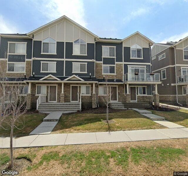 Street view of 201 Evanston Manor NW, Calgary