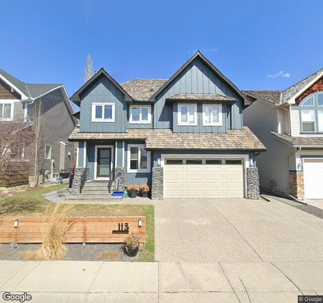 Street view of 113 Hidden Creek Park NW, Calgary
