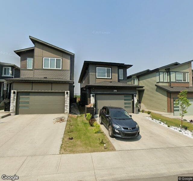 Street view of 316 42 Street SW, Edmonton