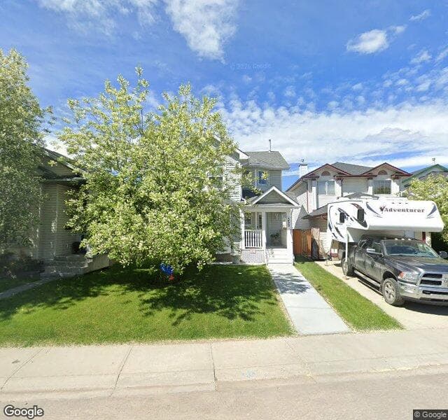 Street view of 359 Mount Apex Green SE, Calgary