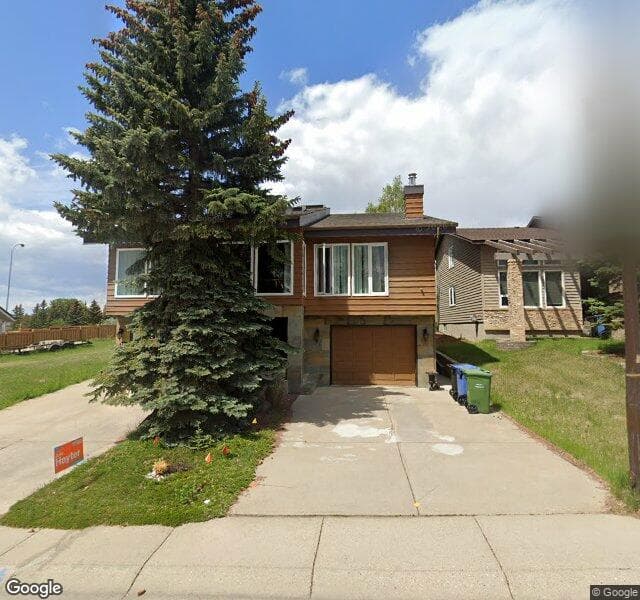 Street view of 156 Edgehill Close NW, Calgary