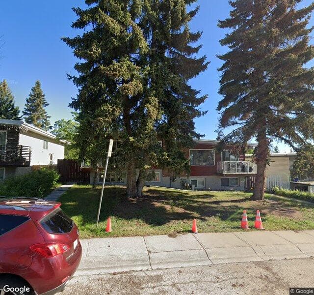 Street view of 11129 - 11131 Sacramento Drive SW, Calgary