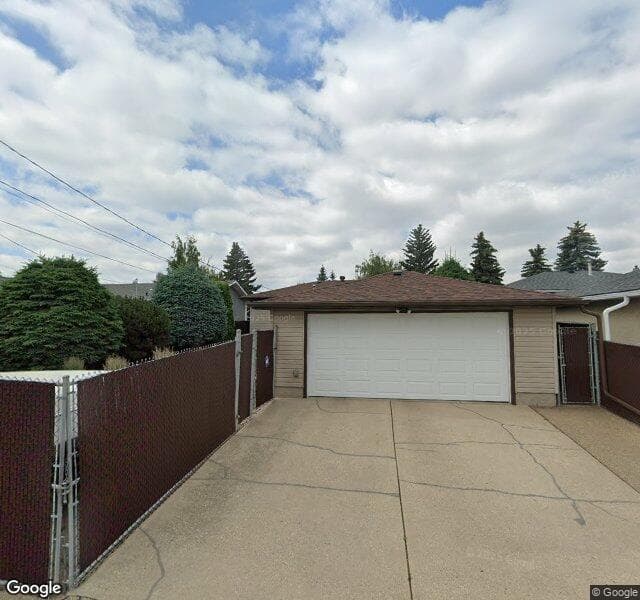 Street view of 9523 52 Street NW, Edmonton