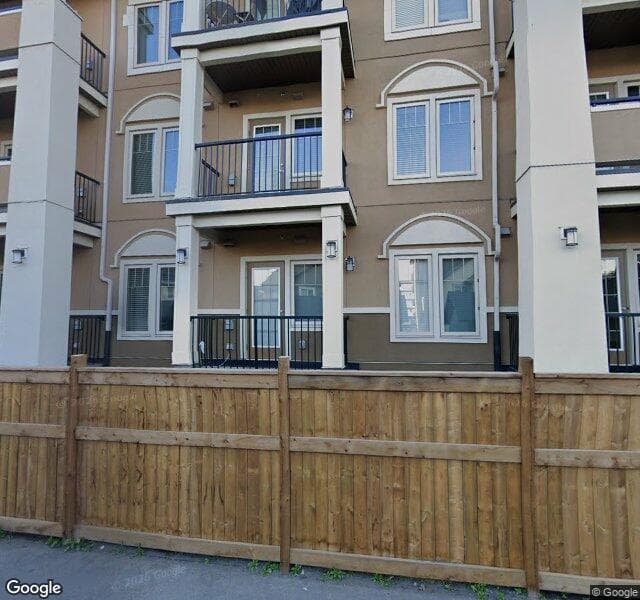 Street view of 316-30 Mahogany Mews SE, Calgary