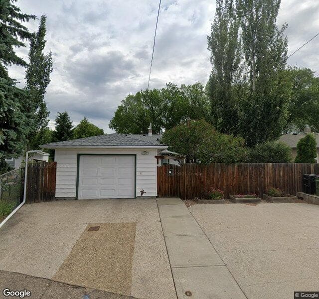 Street view of 6420 86 Street NW, Edmonton