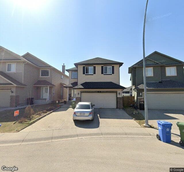 Street view of 154 Saddleland Close NE, Calgary