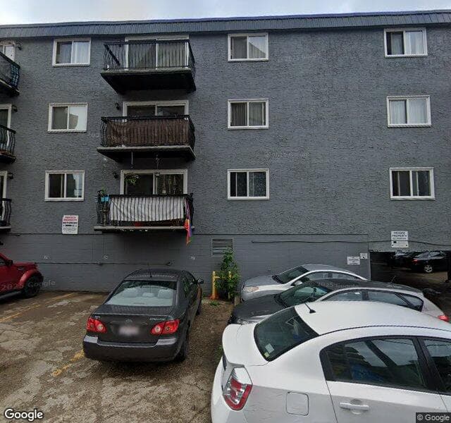 Street view of 303-10165 113 Street NW, Edmonton