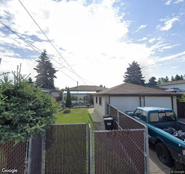 Street view of 13304 115 Street NW, Edmonton