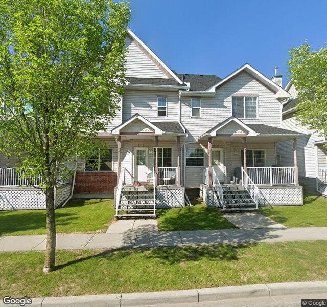 Street view of 42 Prestwick Pond Terrace SE, Calgary
