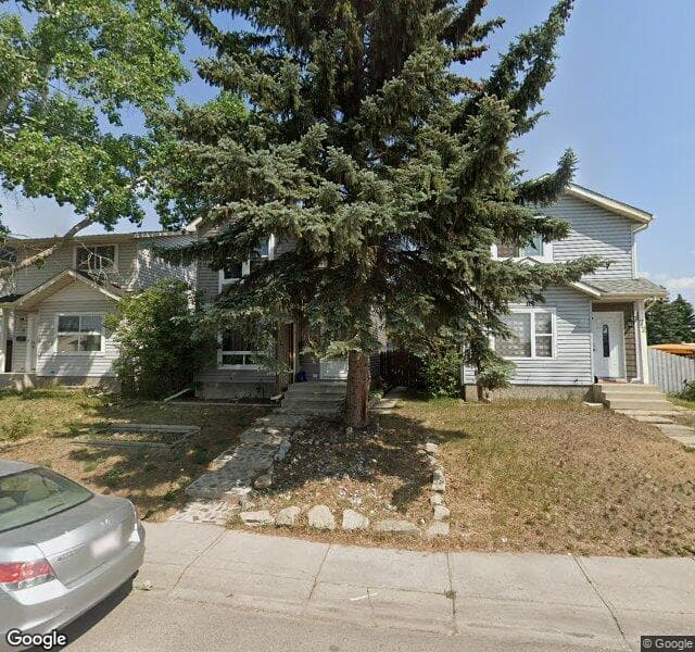 Street view of 74 Castledale Way NE, Calgary