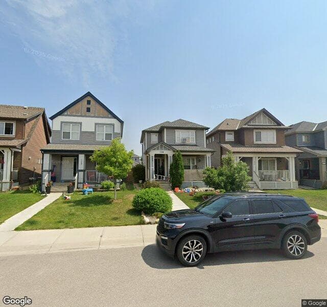 Street view of 138 Copperpond Heights SE, Calgary