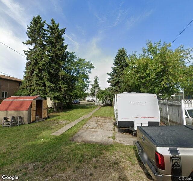 Street view of 9909 163 Street NW, Edmonton