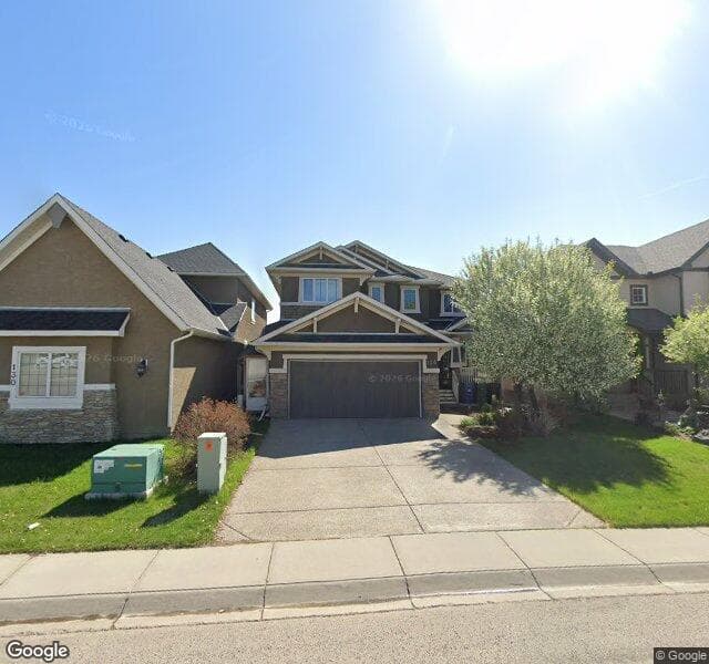 Street view of 126 Panatella Crescent NW, Calgary
