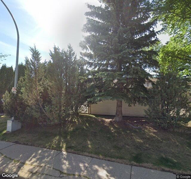 Street view of 13833 24 Street NW, Edmonton