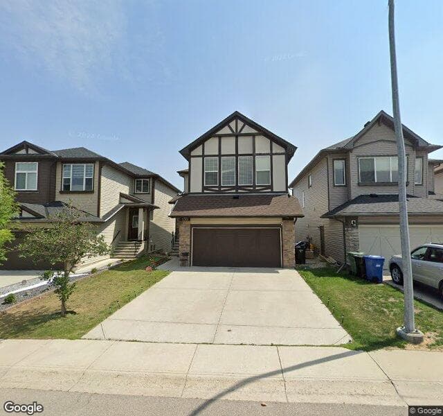 Street view of 130 Brightonwoods Grove SE, Calgary