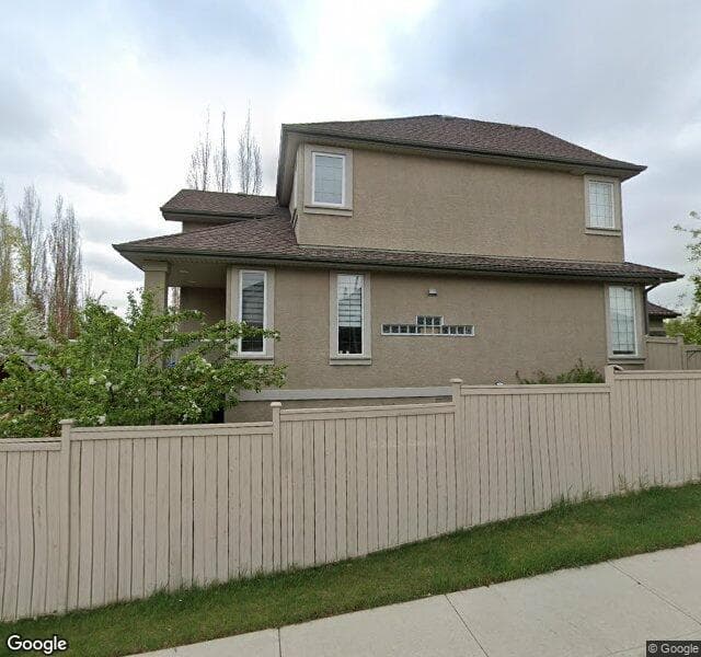 Street view of 126 Evercreek Bluffs Road SW, Calgary