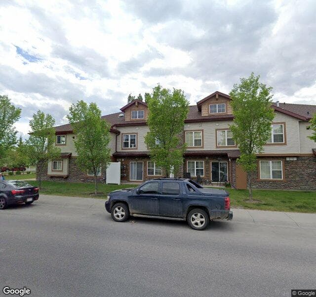 Street view of 106-140 Panatella Landing NW, Calgary