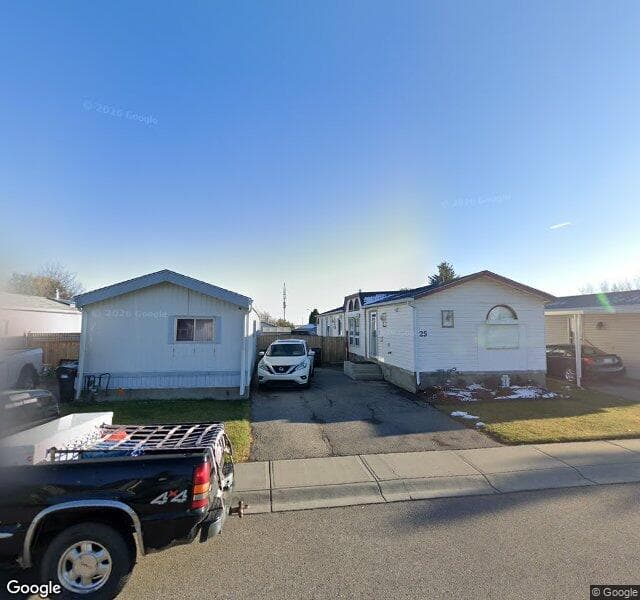 Street view of 25 Erin Woods Circle SE, Calgary
