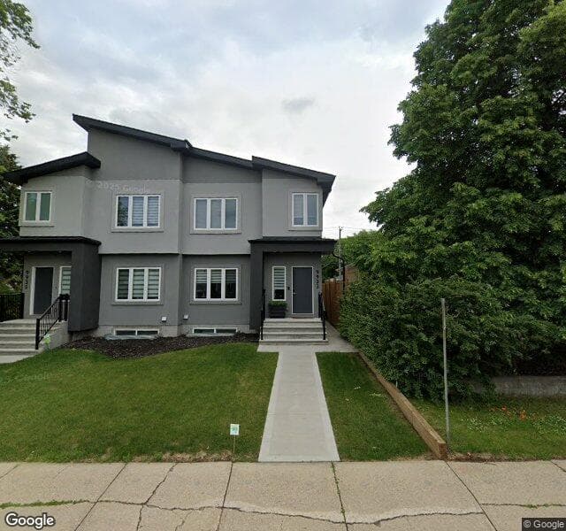 Street view of 9933 79 Street NW, Edmonton