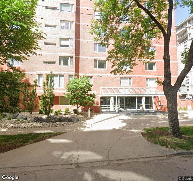 Street view of 603-10010 119 Street NW, Edmonton