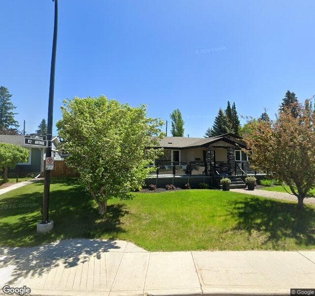 Street view of 8119 145 Street NW, Edmonton