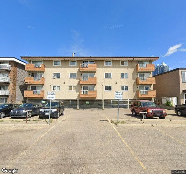Street view of 106-10620 104 Street NW, Edmonton