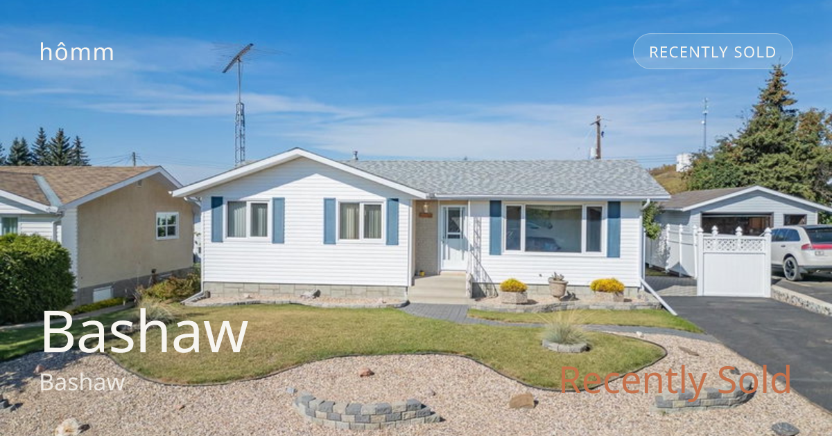 Recently Sold Homes in Bashaw | hômm