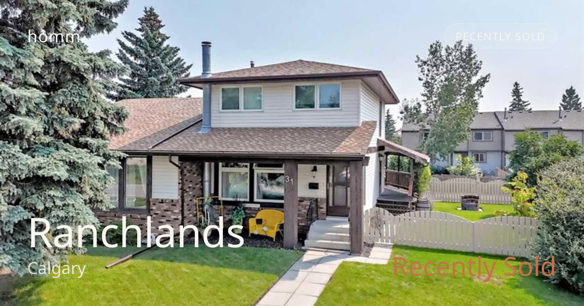 Recently Sold Homes in Ranchlands | hômm