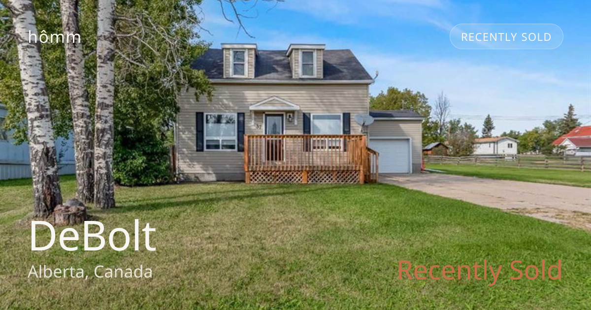 DeBolt Sold Real Estate Data & Price History | hômm