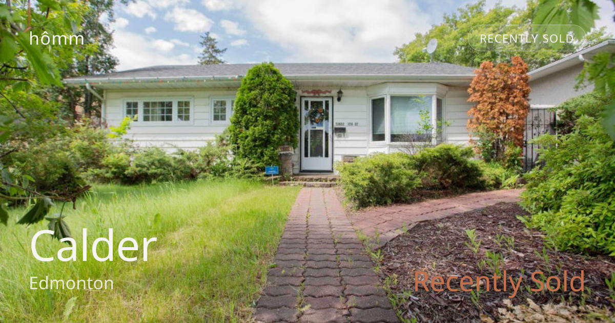 Houses Sold in Calder, Edmonton | hômm