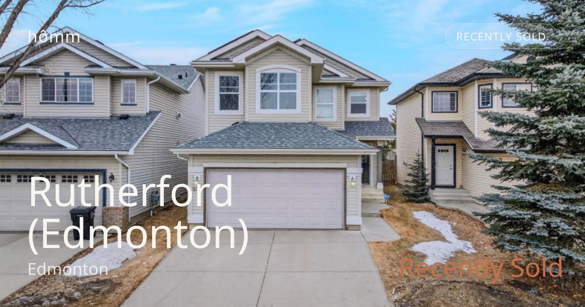Rutherford (Edmonton) Sold Prices & Sale History | hômm