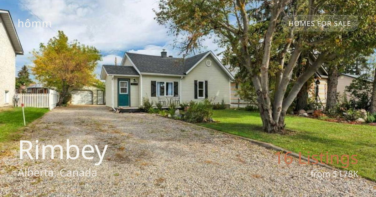 Rimbey Real Estate | Homes for Sale | hômm