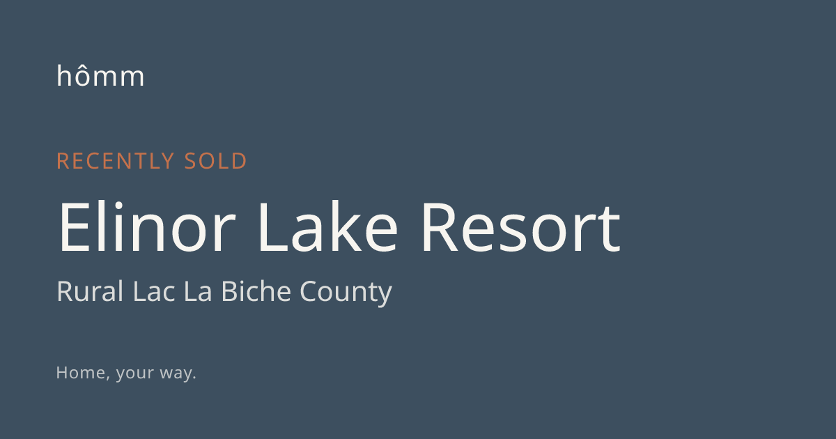 Recently Sold Homes in Elinor Lake Resort | hômm