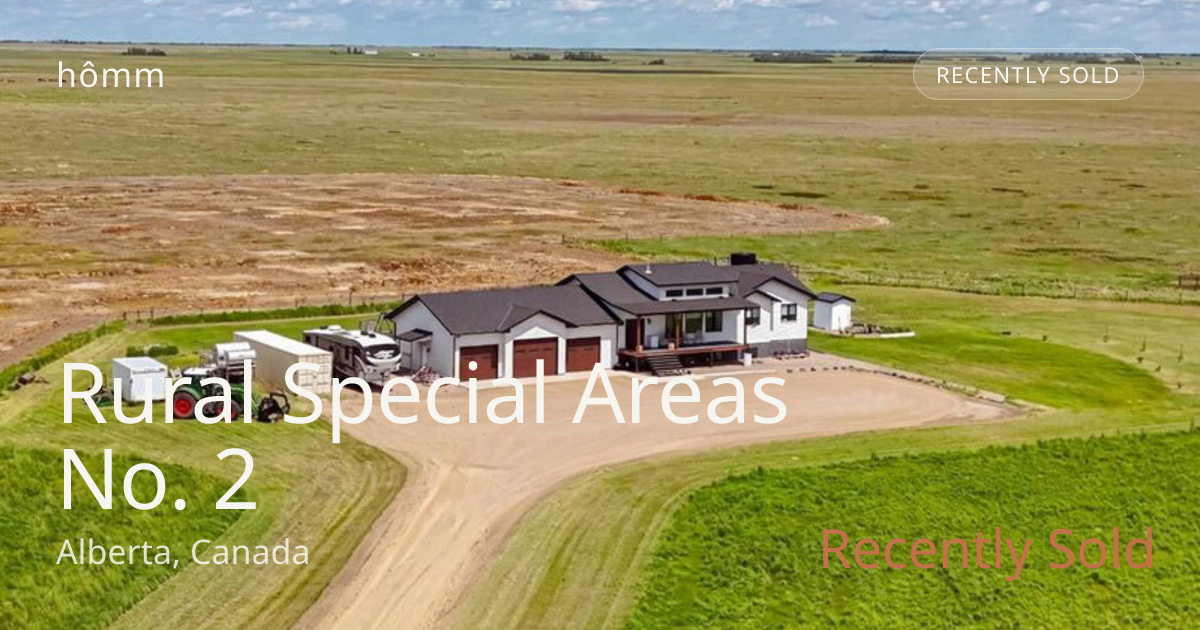 Rural Special Areas No. 2 Houses Sold — See What Buyers Paid | hômm